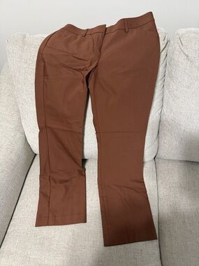 Express Women's burnt orange/Brown Dress Pants